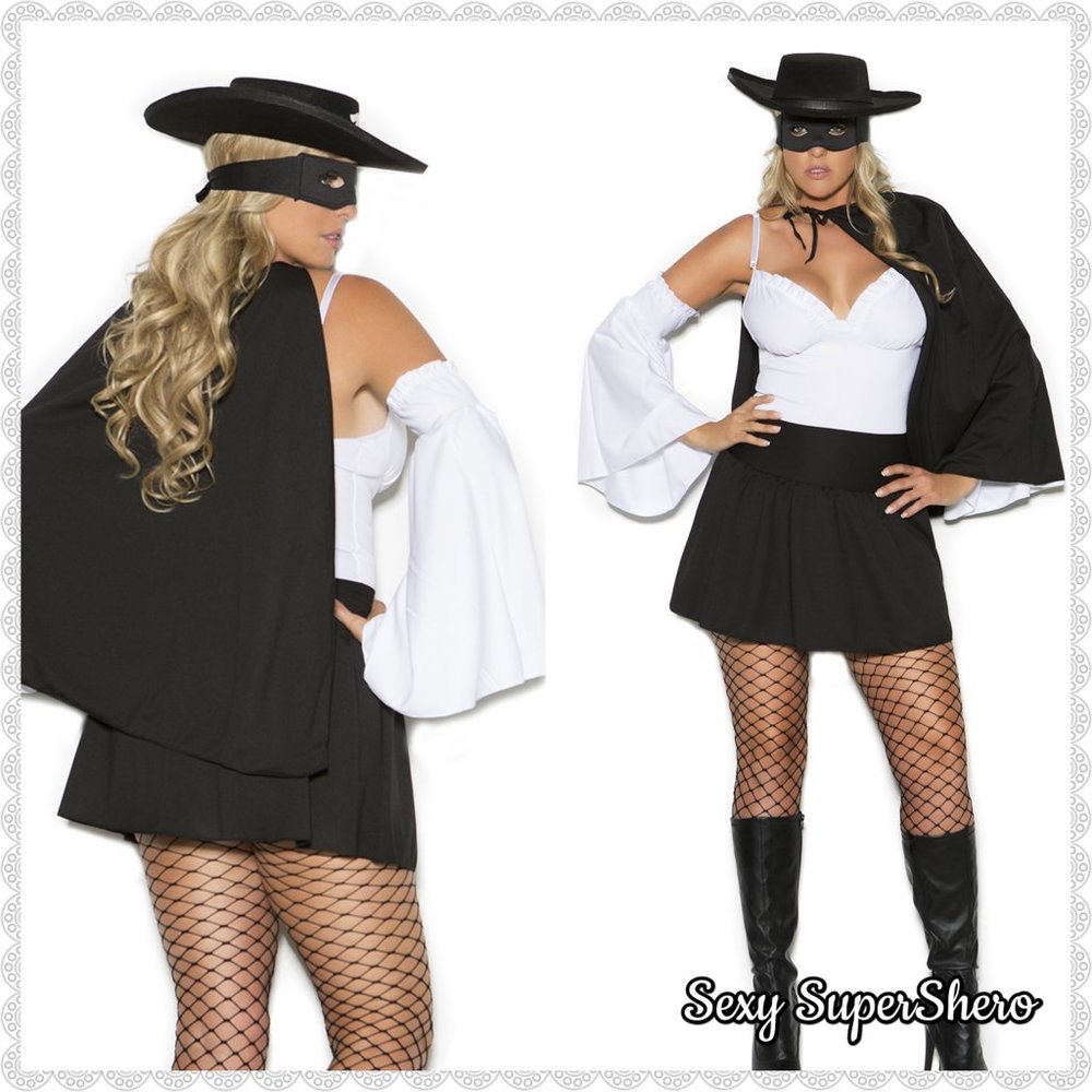 🆕🖤"Sexy Bandit" 5 piece Costume/ Halloween/Cosplay/Roleplay /Reg and Plus Size - Picture 6 of 8